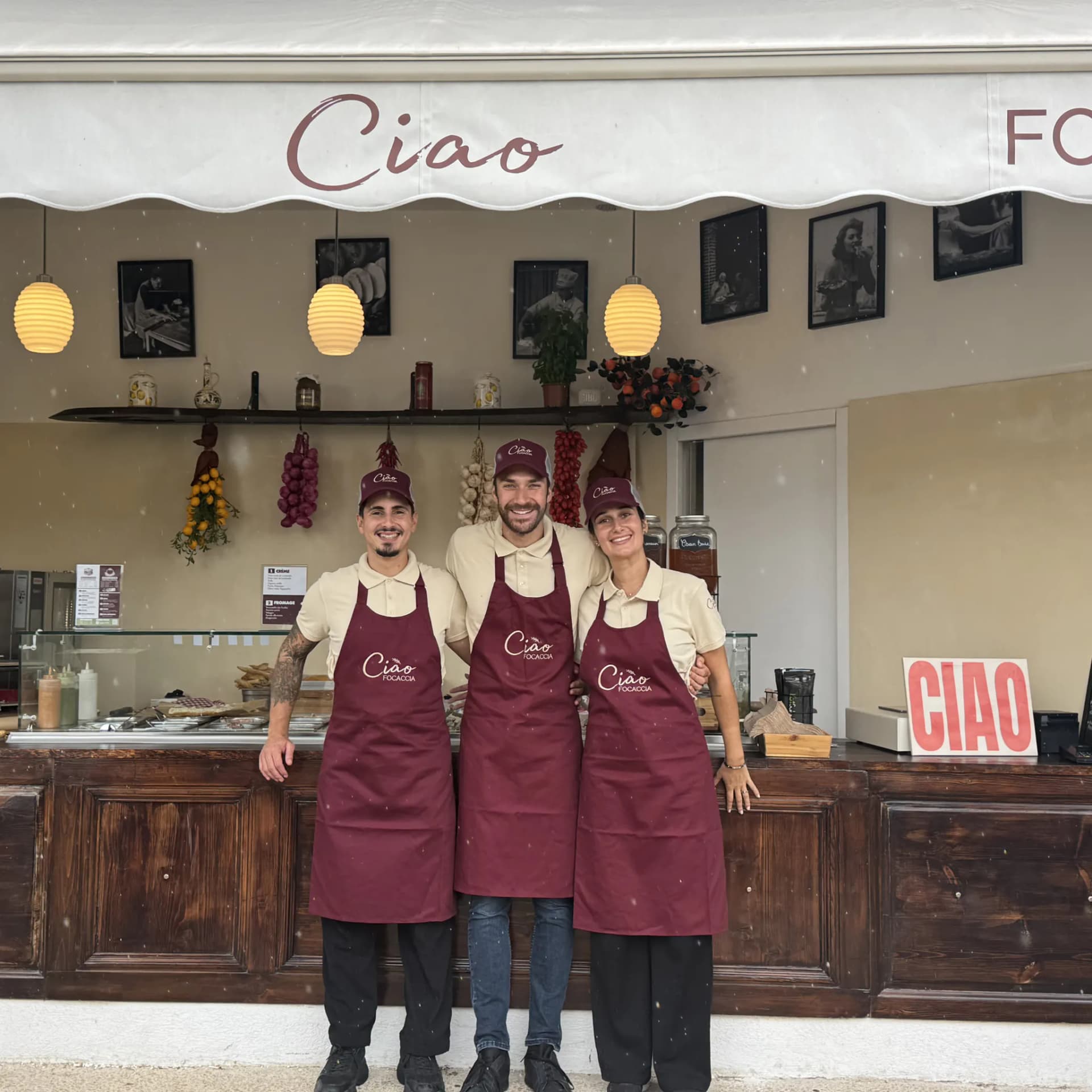Le premier kiosque Ciao Focaccia à Aubagne